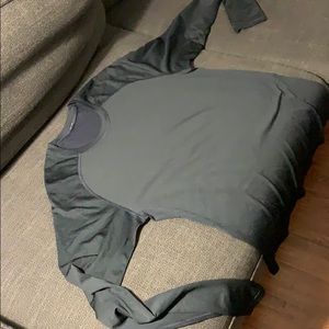 Navy Blue Lululemon long sleeve athletic shirt